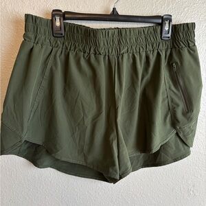 Olive Green Women's Shorts